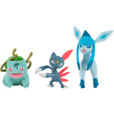 Pokémon Leker Pokémon Battle Figure Set Bulbasaur, Sneasel, Glaceon