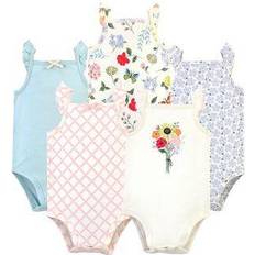 Touched By Nature Baby Bodysuits 5-pack - Flutter Garden