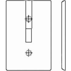 Electrical Installation Materials Leviton Receptacle 2 Gang Wallplate