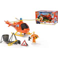 Simba Fireman Sam Sam Helicopter Wallaby with Figure