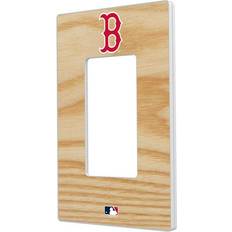 Strategic Printing Boston Red Sox Bat Design Single Rocker Light Switch Plate