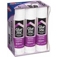 Colorations® Best-Value Washable Purple Glue Sticks, Large (.88 oz.) - Set  of 12 in a tray