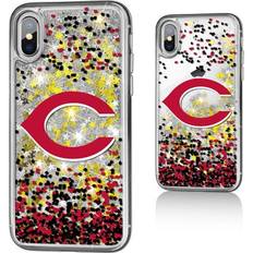 Strategic Printing Cincinnati Reds iPhone X/Xs Sparkle Glitter Case