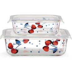 Rubbermaid TakeAlongs Large Rectangular Food Storage  Containers, 1 Gallon, Tint Chili, 2 Count : Home & Kitchen