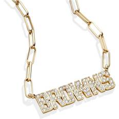 Baublebar Green Bay Packers Gold Chain Necklace Gold