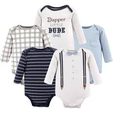 Little Treasures Long-Sleeve Bodysuits 5-pack - Dapper Dude (10171027)