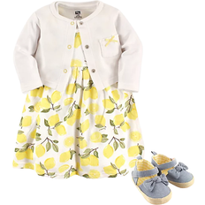 Hudson Dress, Cardigan, Shoes 3-Piece Set - Lemons (10155211)