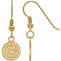 LogoArt Chicago Cubs Mini Dangle Earrings - Gold