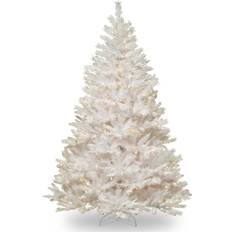 Christmas Trees National Tree Company Pre-lit Artificial Lights and Stand White Christmas Tree 83.9"