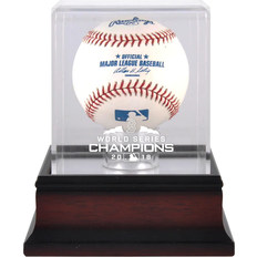 Fanatics Boston Red Sox 2018 MLB World Series Champions Mahogany Logo Baseball Display Case