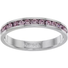 Traditions Jewelry Company June Birthstone Eternity Ring - Silver/Moonstone