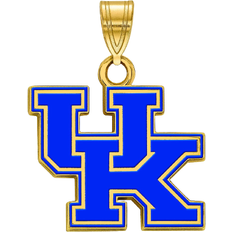 LogoArt Kentucky Wildcats Pendant Necklace - Gold/Blue