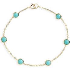 Ippolita Lollipop 6-Stone Station Bracelet - Gold/Turquoise