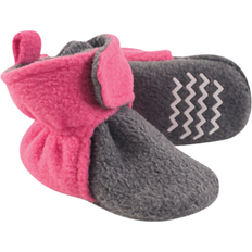 Hudson Fleece Lined Booties - Dark Pink/Heather Charcoal