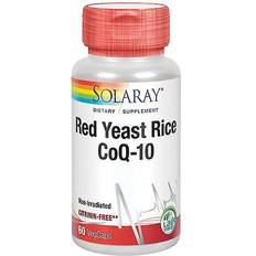 Søtningsmiddel Fettsyrer Solaray Red Yeast Rice + CoQ-10 60 st