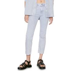 Frame Le High Ankle Straight-Leg Jeans - Solar Stripe