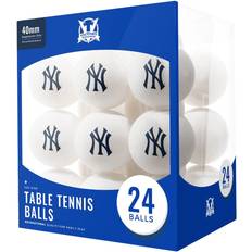 Table Tennis Victory Tailgate New York Yankees 24-Count Logo Table Tennis Balls