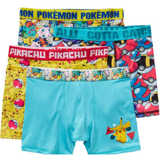 Pokemon Boys Pikachu 3-Pack Athletic Stretch Underwear Boxer Briefs