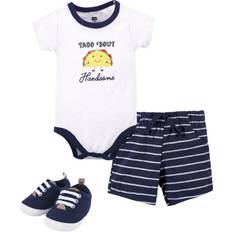 Hudson Bodysuit, Shorts and Shoe 3 Piece Set - Handsome Taco (10117157)