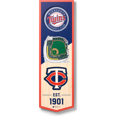 YouTheFan Minnesota Twins 3D Stadium View Banner