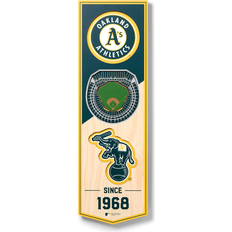 YouTheFan Oakland Athletics 3D Stadium View Banner
