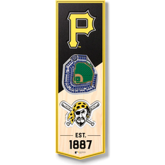 YouTheFan Pittsburgh Pirates 3D Stadium View Banner