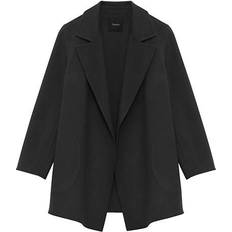 Black - Women - Wool Coats Theory Clairene Double Face Jacket - Black