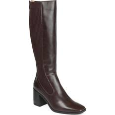 Journee Collection Winny Wide Calf - Brown