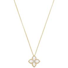 Roberto Coin Venetian Princess Pendant Necklace - Gold/White/Diamonds