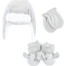 Hudson Trapper Hat, Mitten and Bootie Set - Gray Elephant (10159397)