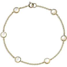 Ippolita Lollipop 6-Stone Station Bracelet - Gold/White