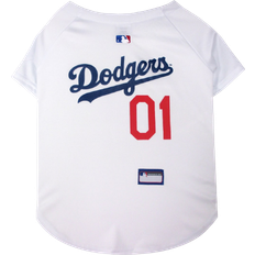 Mlb Los Angeles Dodgers Pets First Pet Baseball Jersey - White L