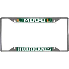 Fanmats Miami Hurricanes License Plate Frame