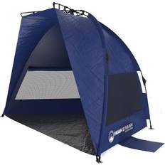 Beach tent shade Wakeman 75-CMP1031 Pop Up Beach Tent Sun Shelter for Shade Blue