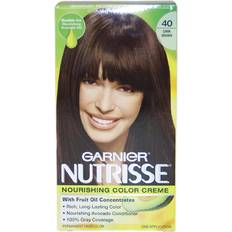 Brown Hair Dyes & Color Treatments Garnier Nutrisse Nourishing Color Creme #40 Dark Brown