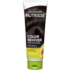 Hair Masks Garnier Nutrisse Color Reviver 5 Minute Nourishing Color Hair Mask, Rich Black