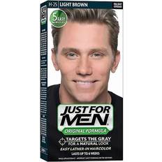 Light brown hair men Just For Men Shampoo-In Haircolor, Light Brown H-25 False