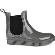 Rubber Chelsea Boots Journee Collection Drip - Grey