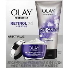 Retinol Facial Creams Olay Retinol 24 Cleanser Moisturizer Duo Pack 6.7 oz CVS