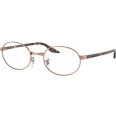 Ray-Ban Rb6481v Optics Eyeglasses Havana Frame Demo Lens Lenses Polarized 53-21 Havana 53-21