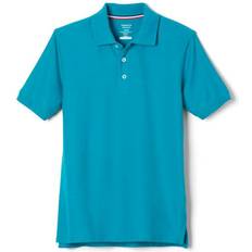 French Toast Boy's Short Sleeve Pique Polo - Teal