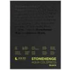 Stonehenge Aqua Black Coldpress Pad, 9"X12" 15 Sheets, Black, 140lb
