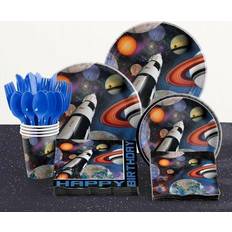 Space Blast Birthday Party Supplies Kit for 8 Guests