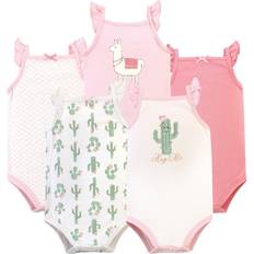 Hudson Baby Sleeveless Bodysuits 5-pack - Pink Cactus (10155853)
