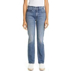 Lafayette 148 New York Denim Reeve Straight Jeans - Faded Skyline