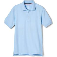 French Toast Boy's Short Sleeve Pique Polo - Blue