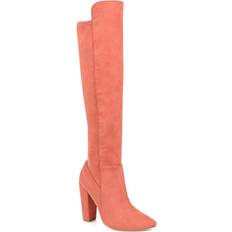 Journee Collection Dominga Extra Wide Calf - Clay