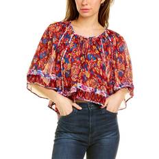 Isabel Marant Roxini Printed Top - Brown