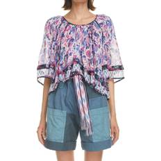 Isabel Marant Roxini Printed Top - Ecru