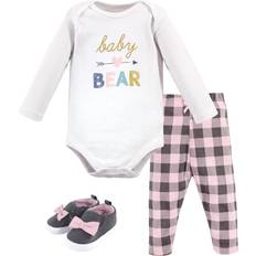 Hudson Long Sleeve Bodysuit, Pant and Shoes - Girl Baby Bear (10159877)